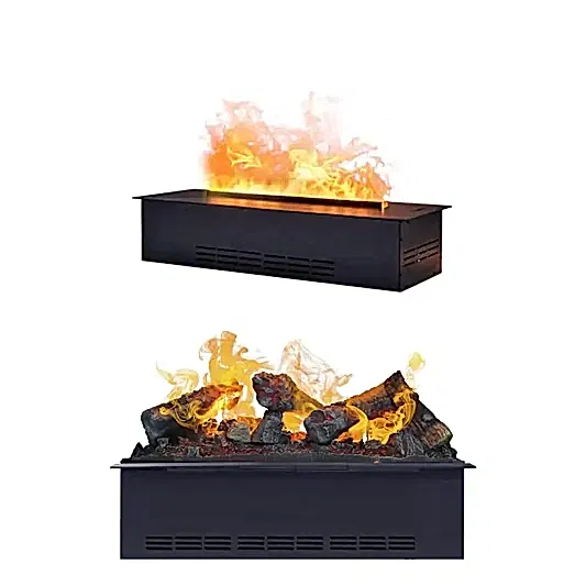 Buharlı Şömine 72 Cm (3 Boyutlu)