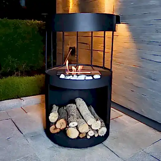 BARREL Bacasız Isıtan Bioethanol Şömine