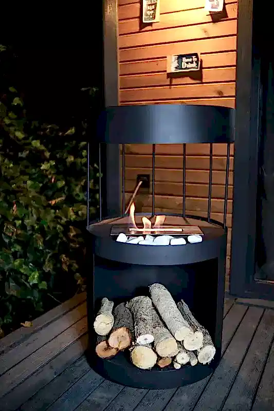 BARREL Bacasız Isıtan Bioethanol Şömine