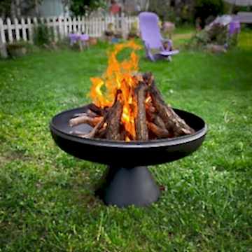 Selen Ateş Çukuru Bahçe Şöminesi ve Mangal (Büyük)